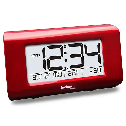 Часы настольные Technoline Red (WT197) - фото 5