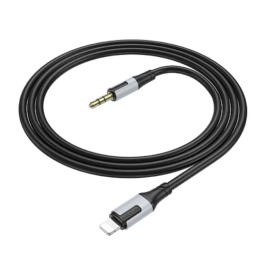 Аудіокабель BOROFONE BL19 Creator digital audio conversion cable iP Black - фото 4