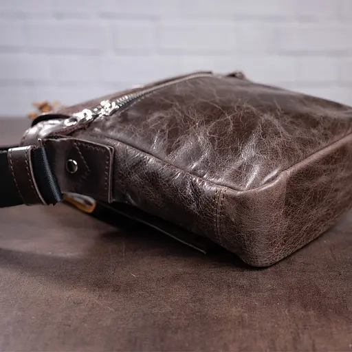 Шкіряна чоловіча сумка SHVIGEL 18х18х6 см sum0023515 - фото 10