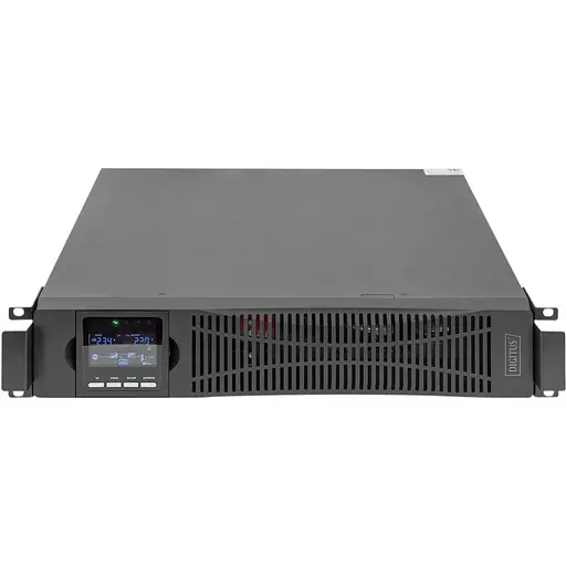 Digitus Джерело безперебійного живлення (ДБЖ) Online, 1000VA/1000W, LCD, 8xC13, RJ45, RS232, USB, Rack/Tower