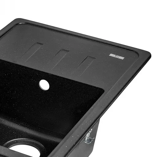 Кухонная мойка Lidz 620x435/200 BLM-14 (LIDZBLM14620435200), Черный - фото 5