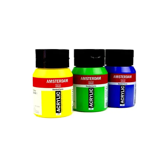 Фарба акрилова Amsterdam 661, Бірюзовий зелений 500 мл CD - фото 2