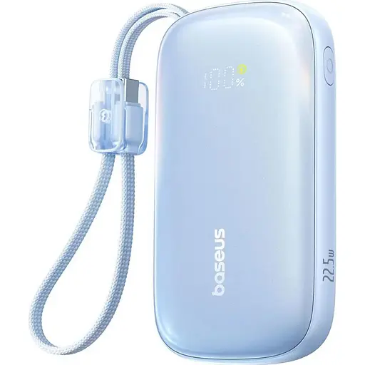 Зовнішній акумулятор Baseus EnerFill Qpow 3 Ultra 10000mAh 22.5W Blue (E0027L03) [152257] - фото 2