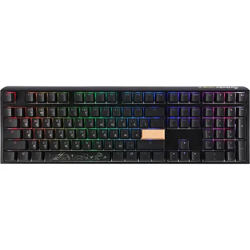 Клавіатура Ducky One 3 Cherry MX Red RGB Black DKON2108ST-RUAPXCLAWSC1 UA (126067)