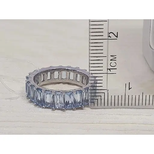 Серебряное кольцо Qvaliz с фианитами. Артикул 90101388 17 - фото 5