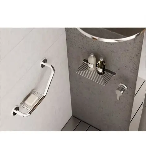 Полка Sonia Contract-hospitality 153282, Хром - фото 3