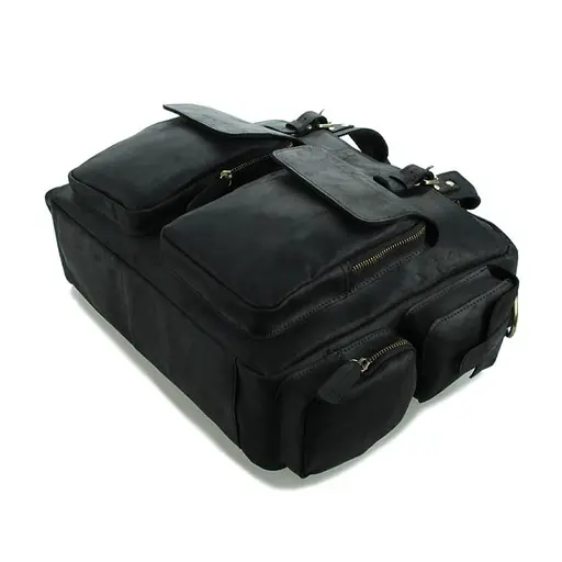 Вместительная кожаная сумка 2 в 1 John McDee для мужчин 38х10х30.5 см sum0028414 - фото 7