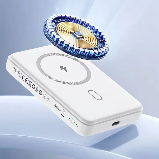 Зовнішній акумулятор Wiwu Wi-P043 10000mAh White (125063) - фото 6