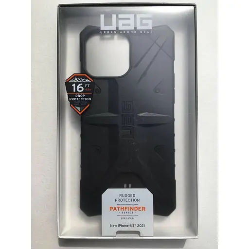 Оригинальный противоударный чехол UAG Pathfinder для iPhone 13 Pro Max (6.7") Black 113167114040 - фото 2