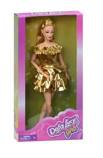 Лялька 8832 DEFA шарнірна 29 см, у коробці 16,5-31-4,5 см (6903317784011) - фото 2