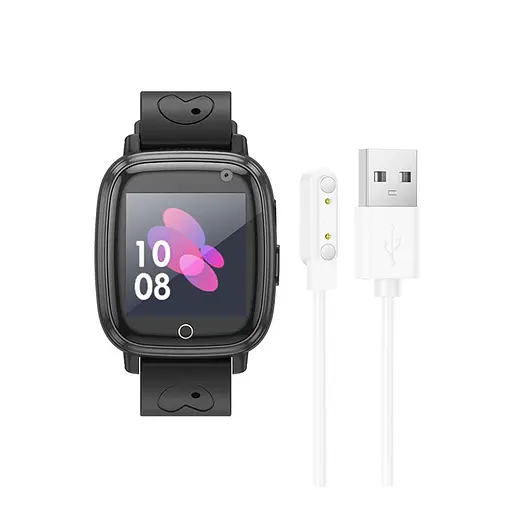 Дитячий смарт-годинник Hoco Y100 36 mm SIM-картка 2G чорний - фото 3