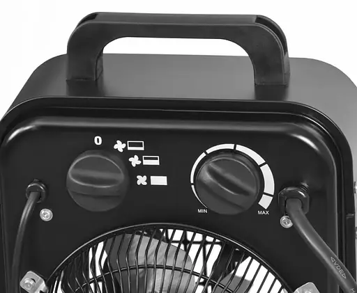 Обігрівач HECHT з термостатом 3500 3,0 кВт, площа обігріву 30 кв.м., підлоговий/настільний, чорний - фото 2