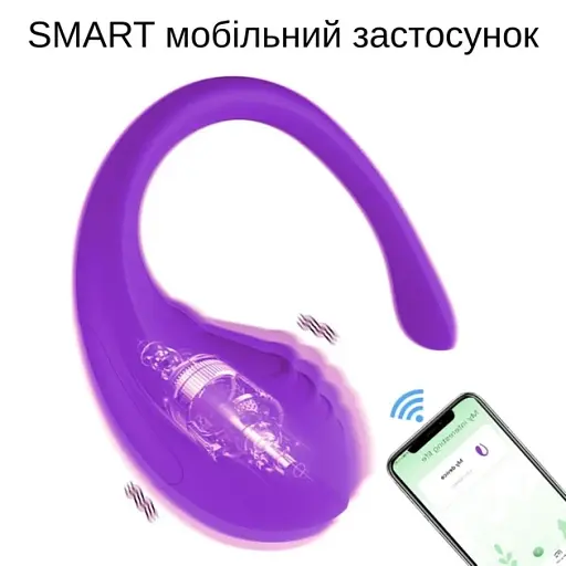 Вибратор с управлением со смартфона I'MCUM Smart Secret Love Фиолетовый (IM-KTD254) - фото 5
