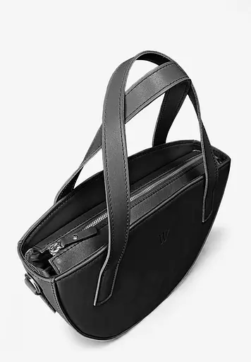 Жіноча шкіряна сумка Bella чорна - фото 3