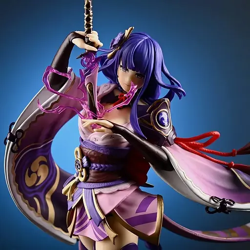 Коллекционная фигурка Геншин Импакт Райден Genshin Impact Raiden 28 см Китай FC GI R 28 - фото 7