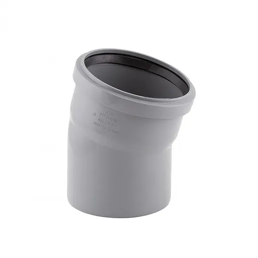 Коліно каналізаційне PPR TA Sewage 110, 15° TASEBPP15110 - фото 1