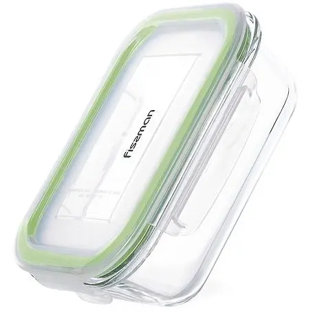 Контейнер Fissman с крышкой 15x11x6 см зеленый (17314) - фото 3