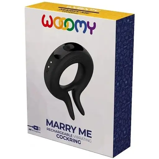 Эрекционное виброкольцо Wooomy Marry Me - фото 4