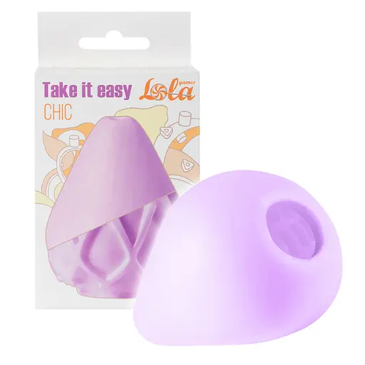 Мастурбатор яйце Lola Games Take it Easy Chic (фіолетовий) - фото 8