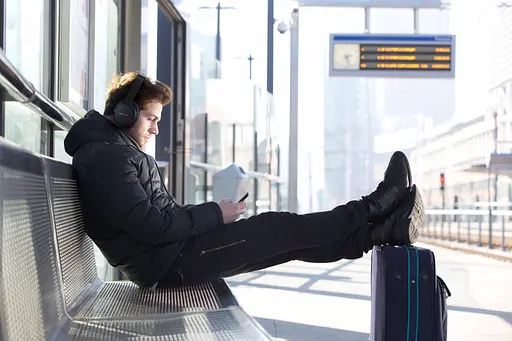 Бездротові накладні навушники Panasonic RB-HF520BGEK (Чорні) - фото 7