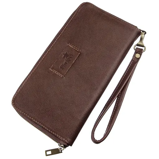 Чоловічий шкіряний клатч SHVIGEL 22х11,5х2 см sum0012760 - фото 1