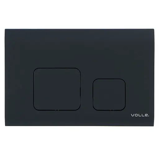 Клавіша змиву Volle Cuadro Evo чорний soft-touch 222113, Чорний матовий - фото 1