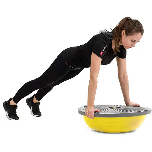 Балансировочная полусфера Hop-Sport HS-L058 желтая - фото 8