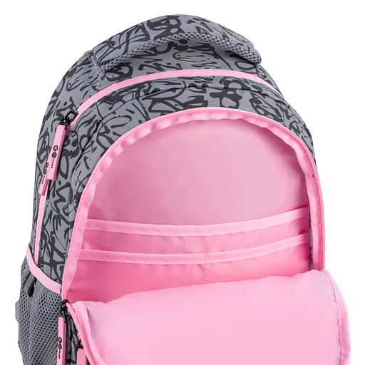 Рюкзак GoPack Education 175M-4 Fluffy Heart Серо-розовый (GO26-175M-4) - фото 11