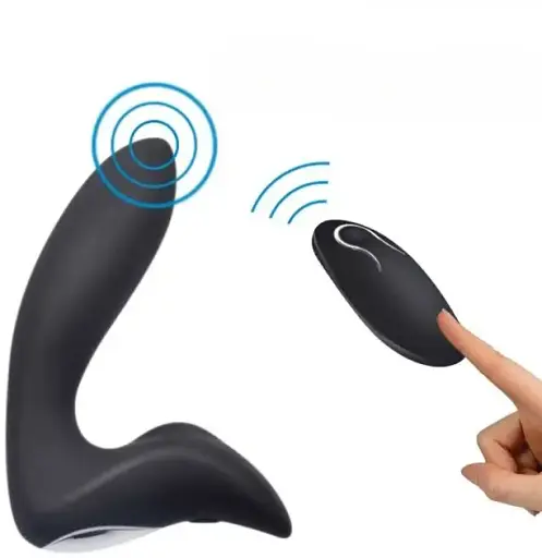 Стимулятор простати I’MCUM Prostate Power з пультом управління Чорний (7970379617687) - фото 2