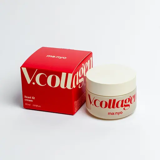 Антивозрастной крем с коллагеном V.Collagen Heart Fit Cream Manyo 50 мл - фото 3