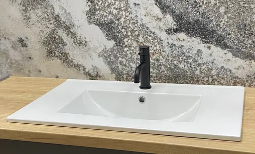 Умивальник VBI Ferrara 75 white врізний VBI-018049, Білий - фото 4