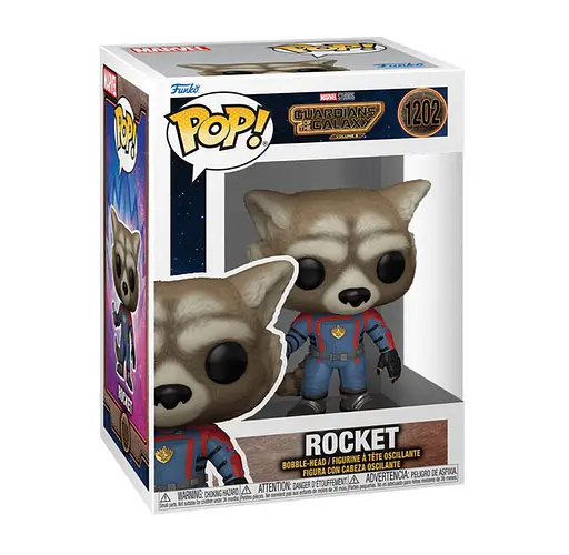 УЦЕНКА!!! Игровая фигурка Funko Pop! серии Стражи Галактики 3 - Енот Ракета - фото 1