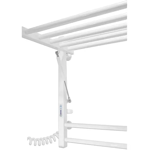 Электрический полотенцесушитель Laris Зебра Астор ЧФ8 1000x500 Е левый R3 77700078, Белый, Левое, Электронный - фото 7