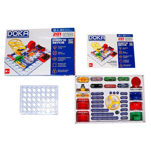 Электронный конструктор 201 Схема Doka D70706 звук и свет - фото 5