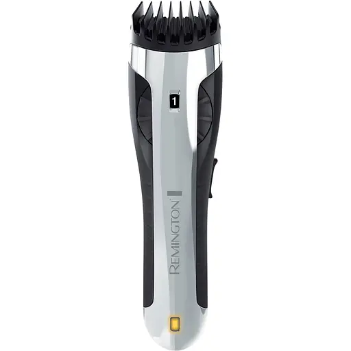 Триммер Remington Bodyguard Body Hair Trimmer, акум., насадок-2, титан.напил., черно-серебристый