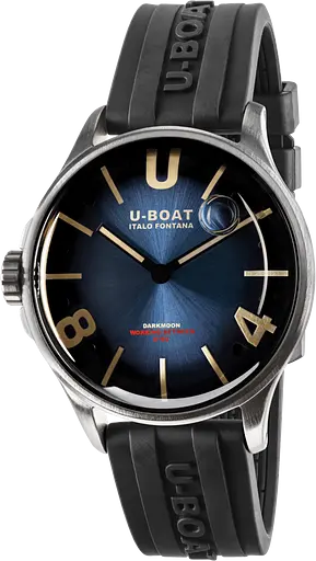 Часы U-Boat Darkmoon 40mm Blue SS 9021/B