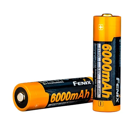 Акумулятор 21700 Fenix ARB-L21-6000 3.6V (Чорно-жовтий) - фото 4