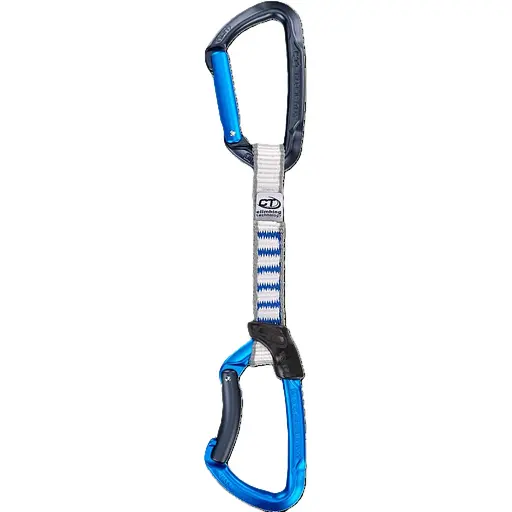 Набір відтяжок Climbing Technology Lime STP Set NY 12 cm Anthracite/Blue (1053-2E661EI B06 STP) - фото 2