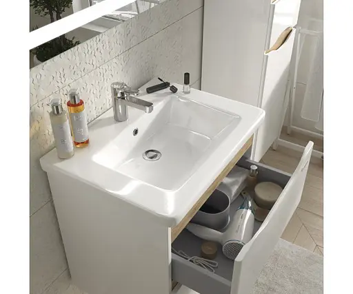 Тумба підвісна Sanwerk Ліга Air 60 мессина з умивальником Space Line (MV0000860) - фото 5