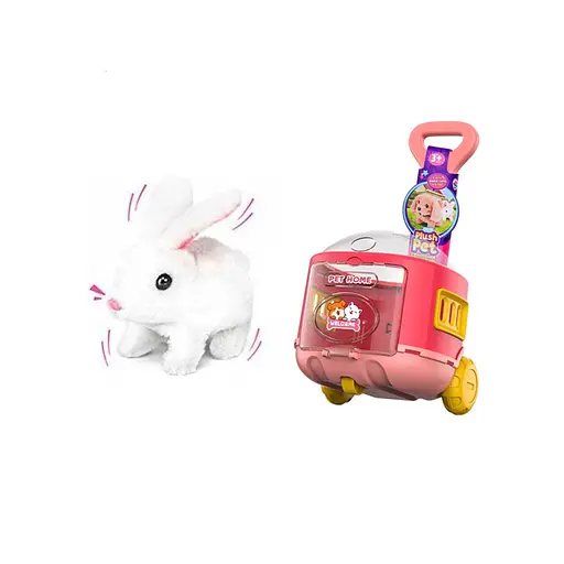 Улюбленець Кролик, з музикою та рухами, на батарейках, у валізі