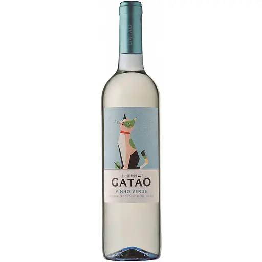 Вино Gatao Vinho Verde DOC белое полусухое 9% 0.75 л