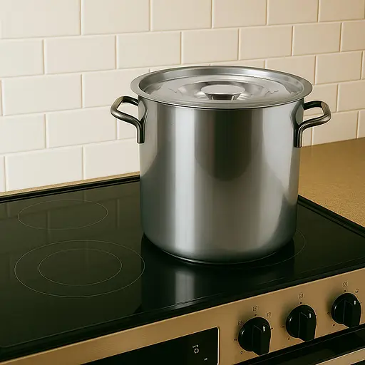 Каструля із нержавіючої сталі з кришкою 6 л, Zauberg Сірий 87117 - фото 2