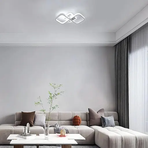 Світлодіодний стельовий світильник Comely Dimmable Square 40 Вт 40 см - фото 4