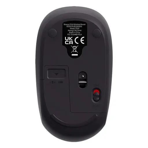 Миша комп'ютерна Baseus F01 Ergonomic Wireless Mouse black - фото 3