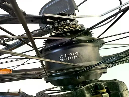 Електровелосипед Crosser E-LIT 26 дюймів (500W/48V/20Ah) з кошиком Чорний - фото 8