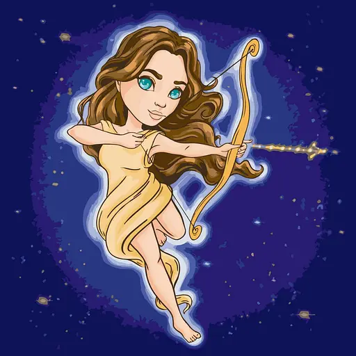 Картина по номерам "Знаки зодиака. Стрелец" ©VIKTORIA.GRO.ART 10105-AC 40х40 см