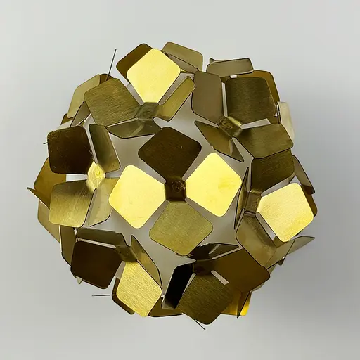 Флористичне бра у латунному корпусі у вигляді світлової кульки Арт. WB 34 A/1 AB Line F - фото 4