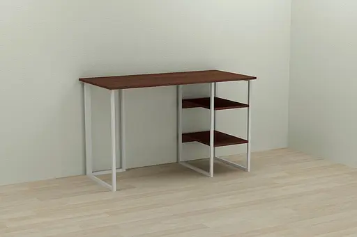 Компьютерный стол Ferrum-decor Кевин 75x140x70 белый ДСП Венге 16мм (FRD-105883)