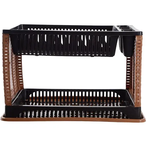 Сушилка для посуды Violet House 0053 Роттанг 29х44х29 см Brown (0053 Роттанг MIX) - фото 1