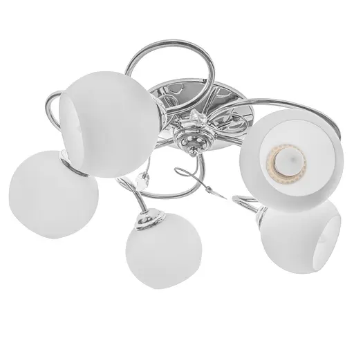 Люстра стельова Brille в спальню E27 60W CH (LK-592C/5)